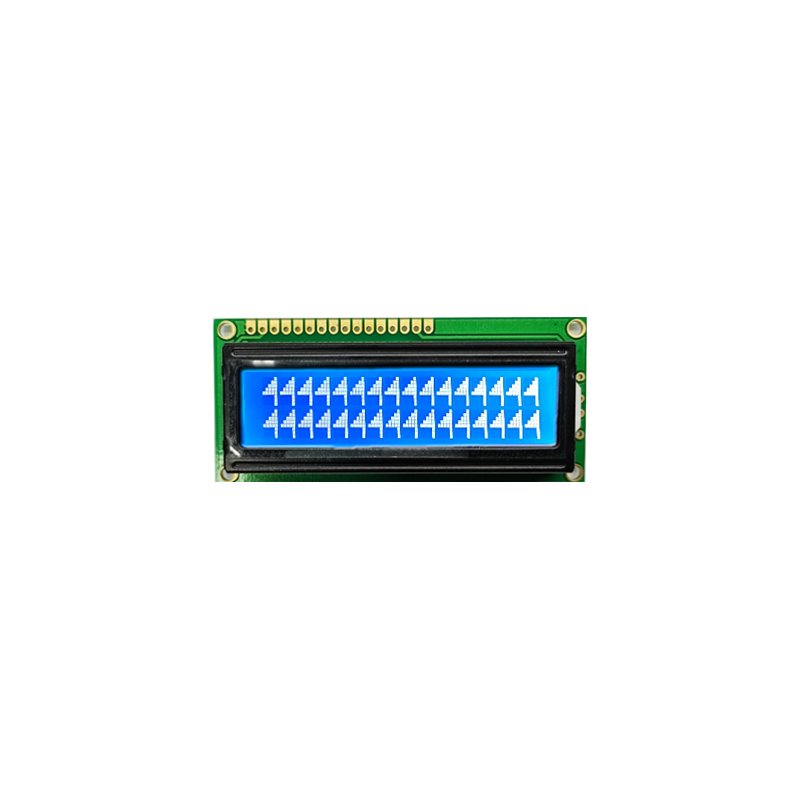 LCD-display met 16x2 tekens STN blauw display