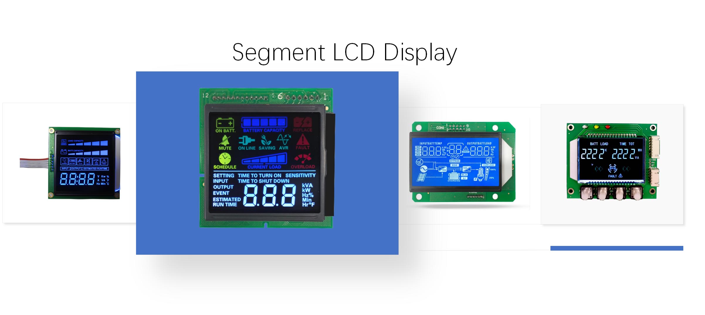 Wat is het werkingsprincipe van een segment-LCD-display?