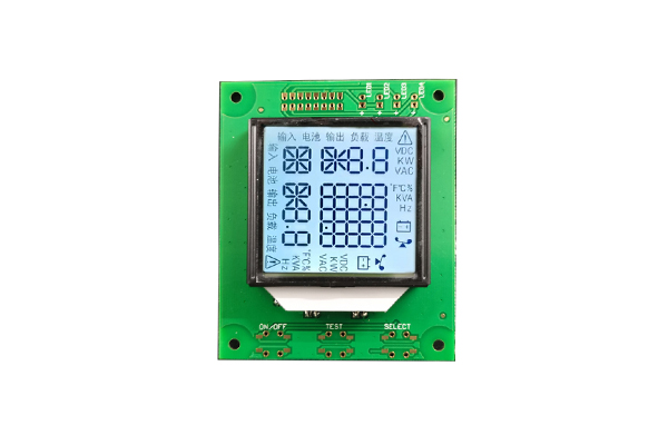 Wat zijn de factoren die het stroomverbruik van een zwart-wit LCD-civiel scherm beïnvloeden?