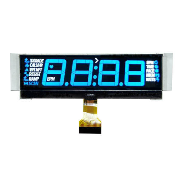 7-segment display negatief monochrome LCD-scherm