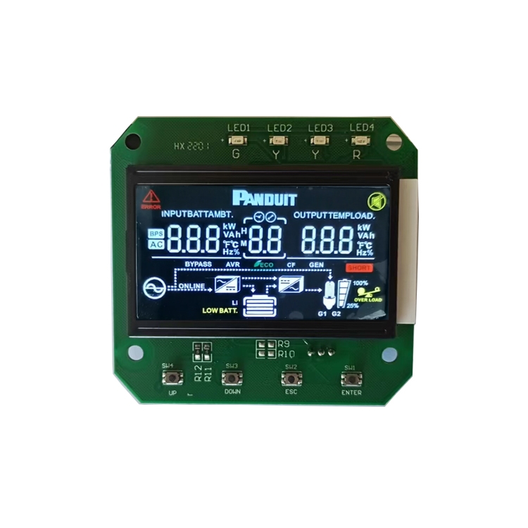 LCD-scherm met 7 segmenten Monochroom VA-positief LCD-model